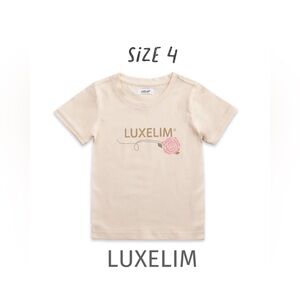 LUXELIM kids T-Shirt beige size 4